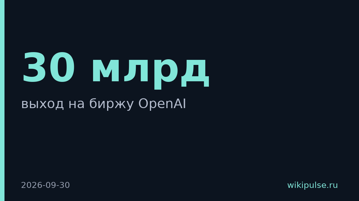 Альтман отложил IPO OpenAI до гарантий безопасности ИИ