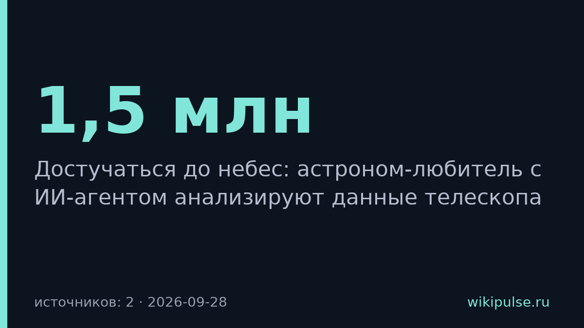 Астроном с GPT 6 анализирует данные телескопа Евклид в 1,5 млн км от Земли
